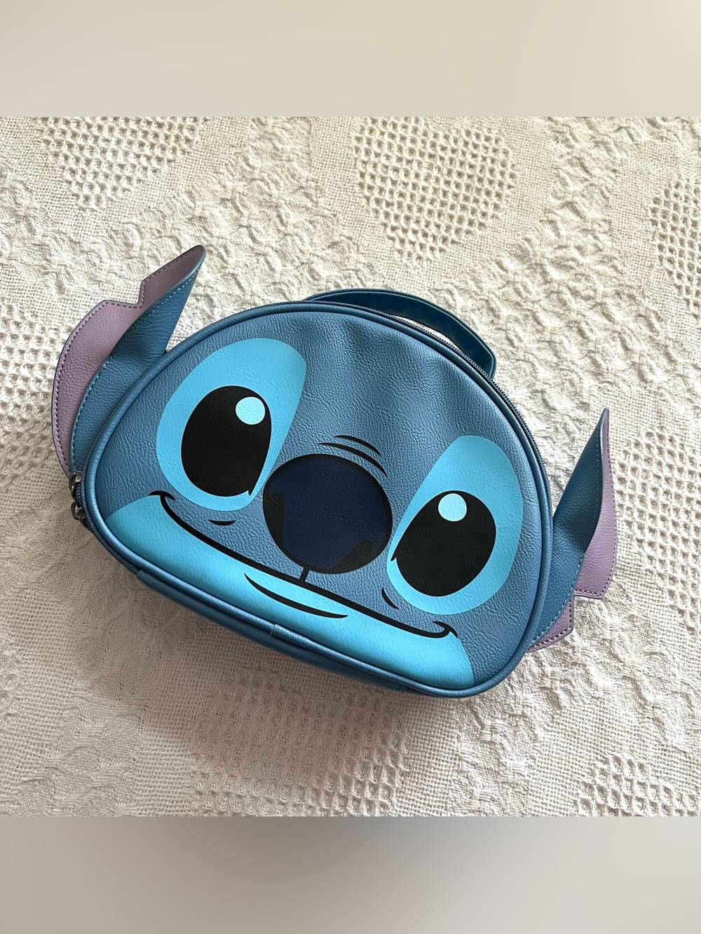 Disney Loungefly Stitch Head Figural Lunchbox Insulated Easy Clean